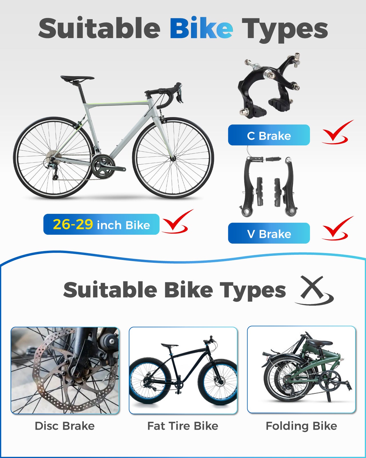 Fitense Rear Bike Rack with Basket- Bicycle Cargo Rack with Waterproof Cover, Liner and Cargo Net, Bike Storage Basket for 26" - 29" and 700c Bikes
