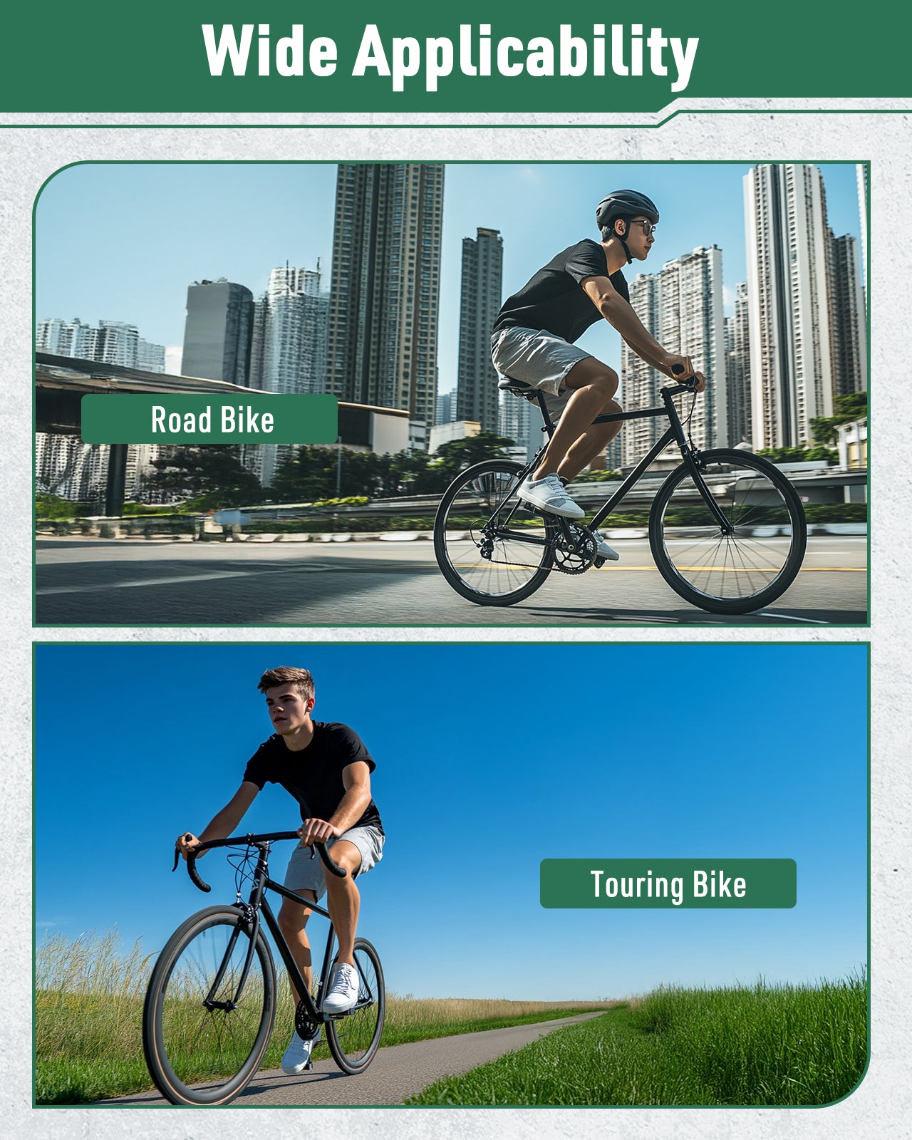 Fitense 2 Pack Road Bike Inner Tubes 700 x 23-28c, 32mm Schrader Valve Bike Tube with 2 Pcs Tire Levers & 8 Pcs Bike Tire Pre Glued Patchs, Compatible for Road, Urban & Ouring Bicycles