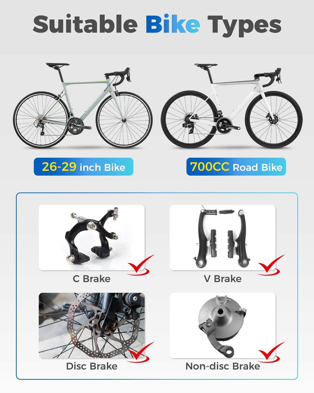 Fitense Rear Bike Rack with Basket- Bicycle Cargo Rack with Waterproof Cover, Liner and Cargo Net, Bike Storage Basket for Double - Rod Rear Fork for 26" - 29" and 700c Bikes
